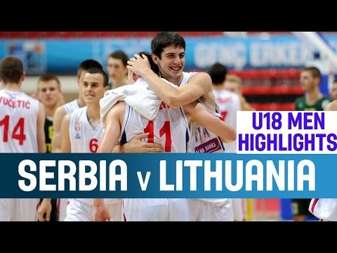 Serbia v Lithuania - Highlights - Quarter-Finals - 2014 U18 European Championship