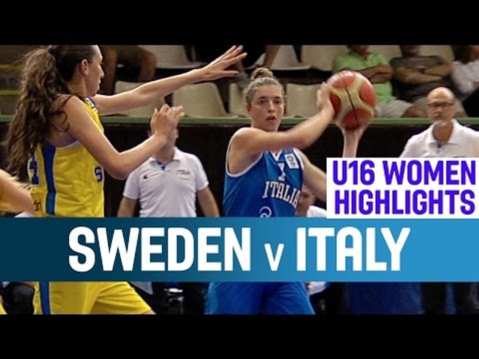 Sweden v Italy- Highlights – 1st Round -2014 U16 European Championship Women