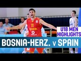 Bosnia and Herzegovina v Spain - Highlights – 2nd Round - 2014 U18 European Championship