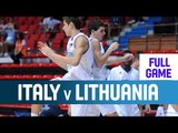 Italy v Lithuania - 2nd Round– 2014 U18 European Championship