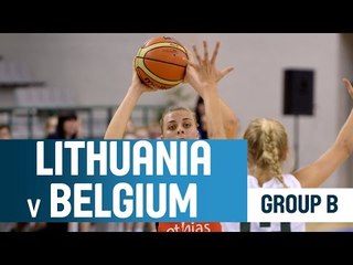 Lithuania v Belgium -- Group C -- 2014 U18 European Championship Women