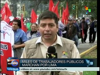 Download Video: Trabajadores públicos peruanos adelantan huelga indefinida