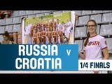 Russia v Croatia – 1/4 Finals – 2014 U18 European Championship Women