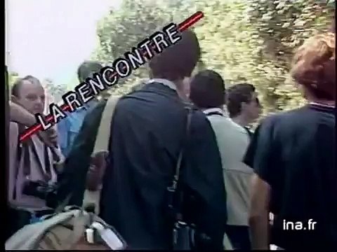 François Mitterrand et Helmut Kohl au Fort de Bregançon - Archive INA