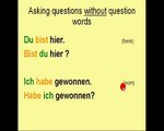 Learn German # 5a - Asking Questions (without using german question words)