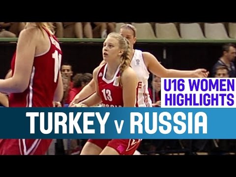 Turkey v Russia- Highlights – 1st Round -2014 U16 European Championship Women