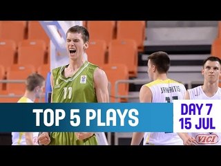 Top 5 plays - 15 July - 2014 U20 European Championship