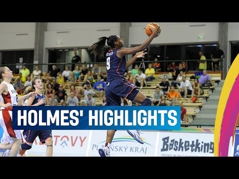 Holmes' highlights - All-Tournament-Team - 2014 FIBA U17 World Championship for Women