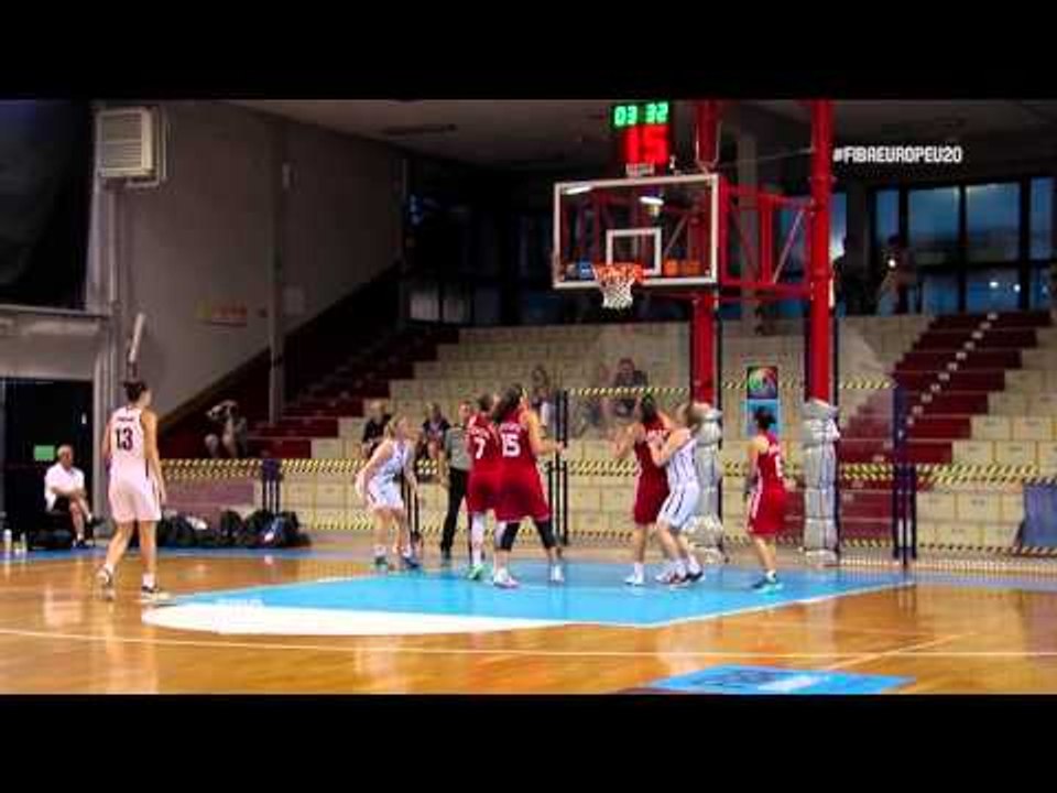 Latvia v Turkey - Highlights Group E - 2014 U20 European Championship Women
