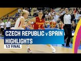 Czech Republic v Spain - Highlights 1/2 Final - 2014 FIBA U17 World Championship for Women