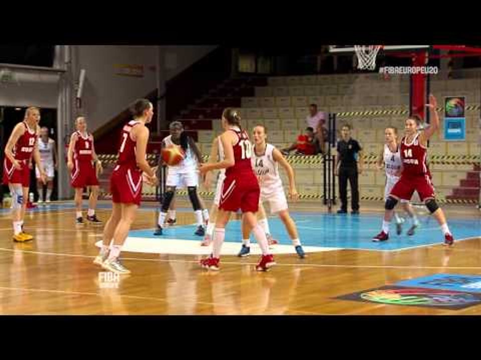 Belgium v Russia - Highlights Group A - 2014 U20 European Championship Women