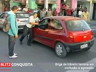 Briga de trânsito: bate boca termina em agressão