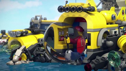 Мультик Лего Сити ПРИДУРКИ   Открой Тайны Океана LEGO city WANKERS Unlock the Mysteries of the Ocean