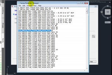 Importing Point Files and Fieldbooks into AutoCAD Civil 3D 2011