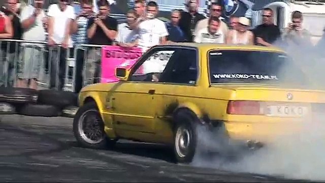 BMW - palenie gumy