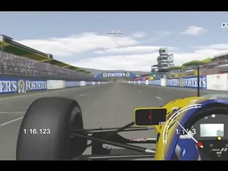 rFactor - Nigel Mansell onboard  Adelaide 1992