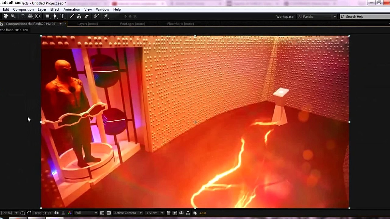[After Effects Tutorial]The Flash VFX Test#2