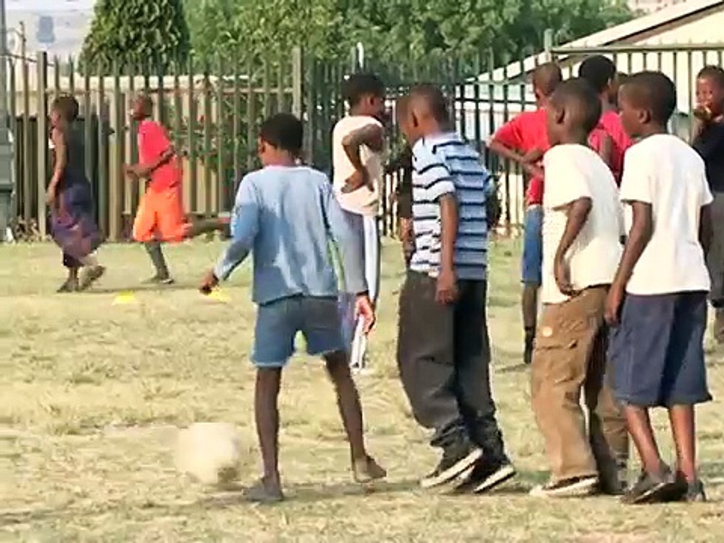 ⁣Football brings hope to poor South African kids