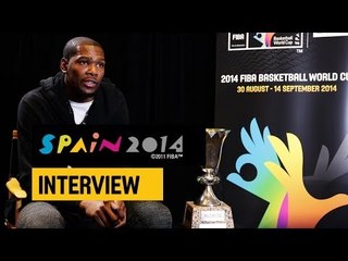 Kevin Durant talks about the FIBA Basketball World Cup