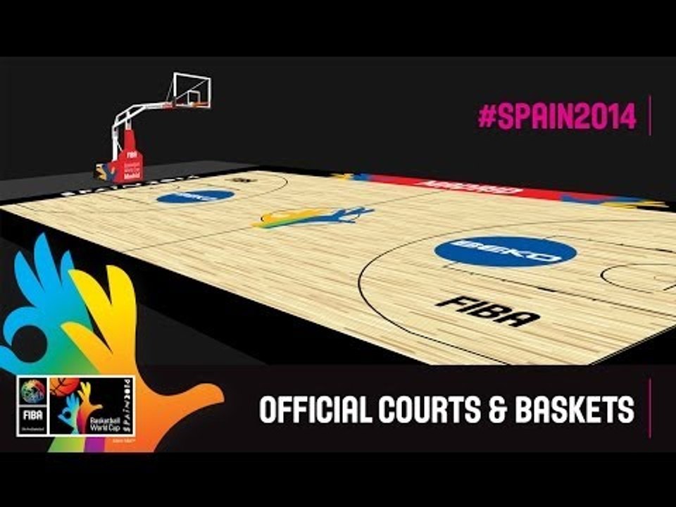 Courts and baskets of the 2014 FIBA Basketball World Cup