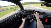 VW Golf GTE 204BHP POV test drive GoPro