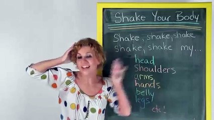 Shake Your Body song for ESL kids - English Language Games