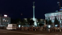 ウクライナ軍、独立広場で軍事パレード　Ukraine holds military parade on Independence Square