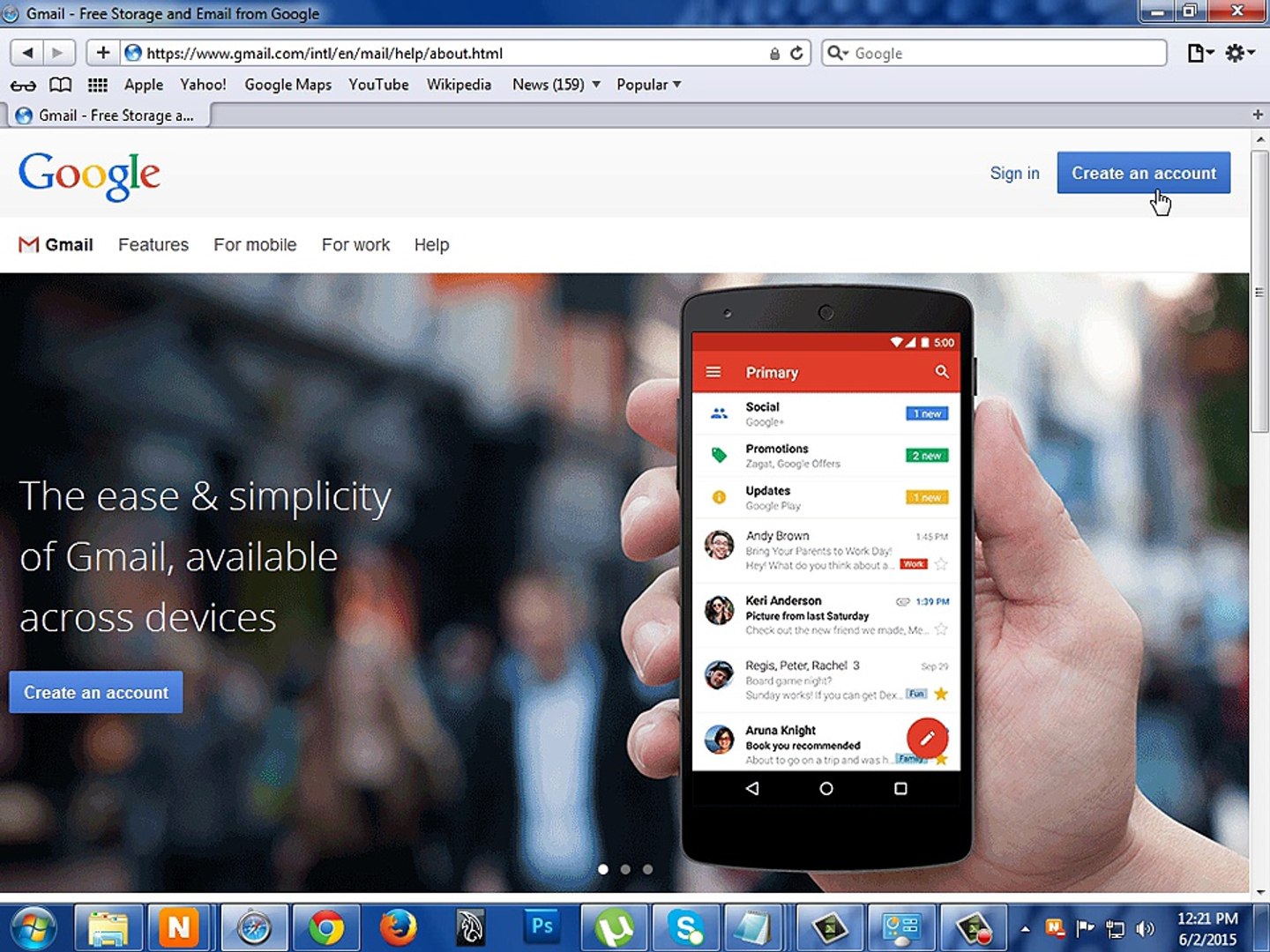 how to make gmail account