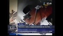 Iquitos: Esta niña fue inducida a robar en una notaría (VIDEO)