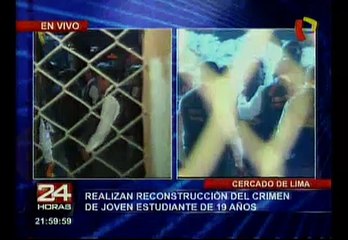 Carla Gutiérrez: asesino volvió descampado para reconstrucción de crimen