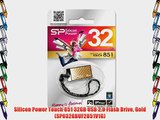 Silicon Power Touch 851 32GB USB 2.0 Flash Drive Gold (SP032GBUF2851V1G)