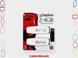 Kingston Digital DataTraveler Generation 3 - 4 GB USB 2.0 Flash Drive - DTIG3/4GBZ-2P (2 Pack)