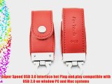 Fortech? Grizzly USB 3.0 Flash Drives USB Memory Stick Genuine Leather Casing USB Drives Pen