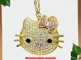 Newdigi? 64GB Hello Kitty Crystal Jewelry USB Flash Memory Drive Necklace