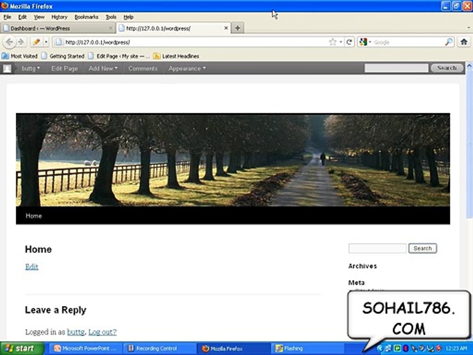 How to make website on Wordpress in Urdu Lessson 45
