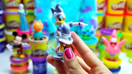 Video herunterladen: Spongebob play doh my little pony peppa pig italiano uova sorpresa topolino frozen