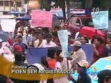 Pobladores marchan en Pucallpa pidiendo anulación de ficha registral
