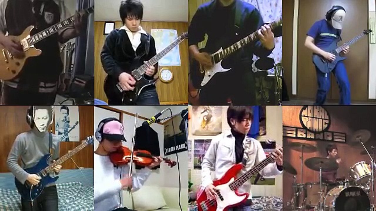 Canon Rock performed by 75 people