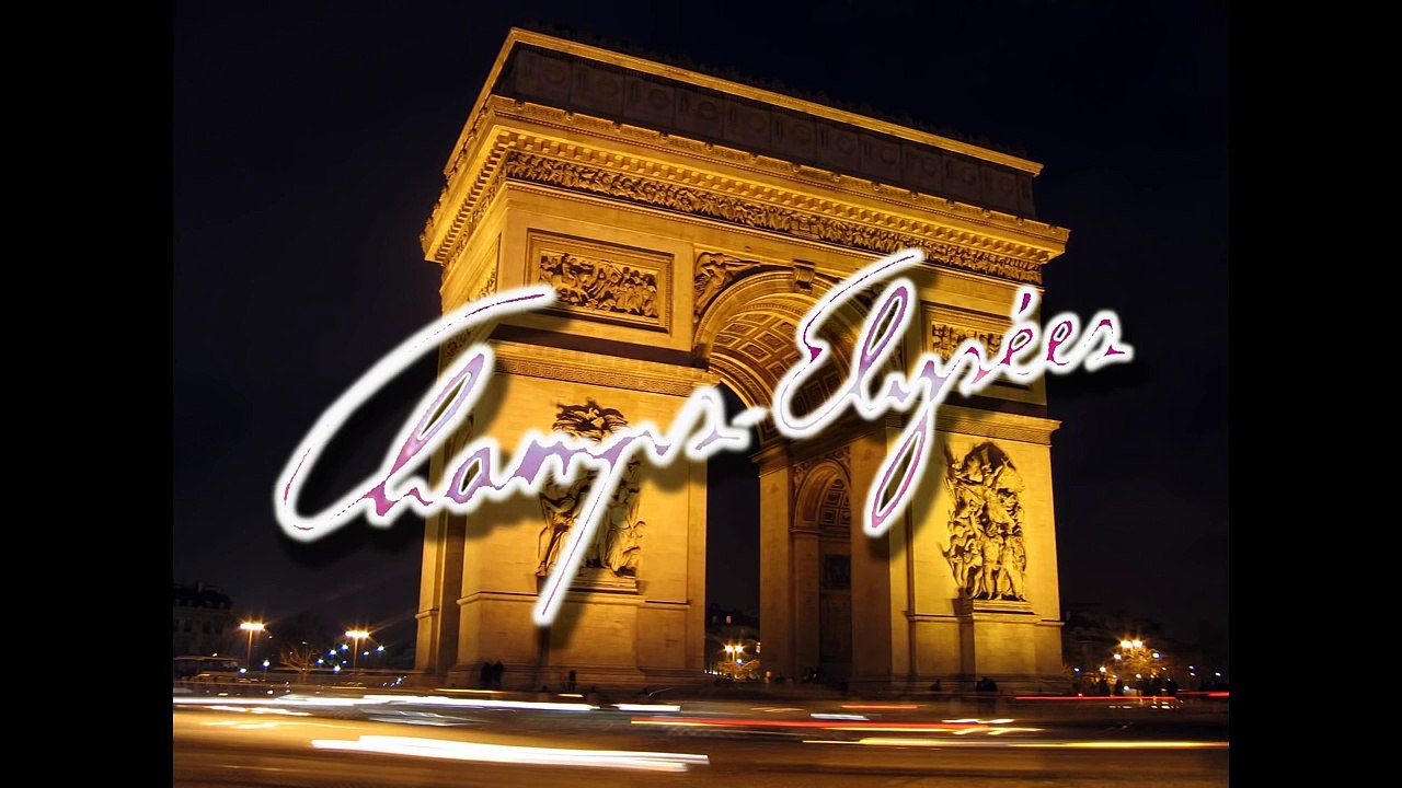 Michel Drucker - Générique de l'émission "Champs-Elysées"