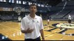Butler Bulldog Basketball Coach Brad Stevens demos GREAT shot to transition drill