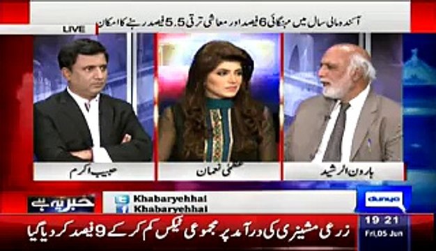 Badly Criticise Ishaaq Dar And Nawaz Shareef For Making This Budget Haroon Raheed