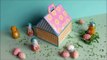 Caja de Regalo para Pascua, Caja Casita Scrapbook para Huevos de Pascua, Manualidades para Pascua