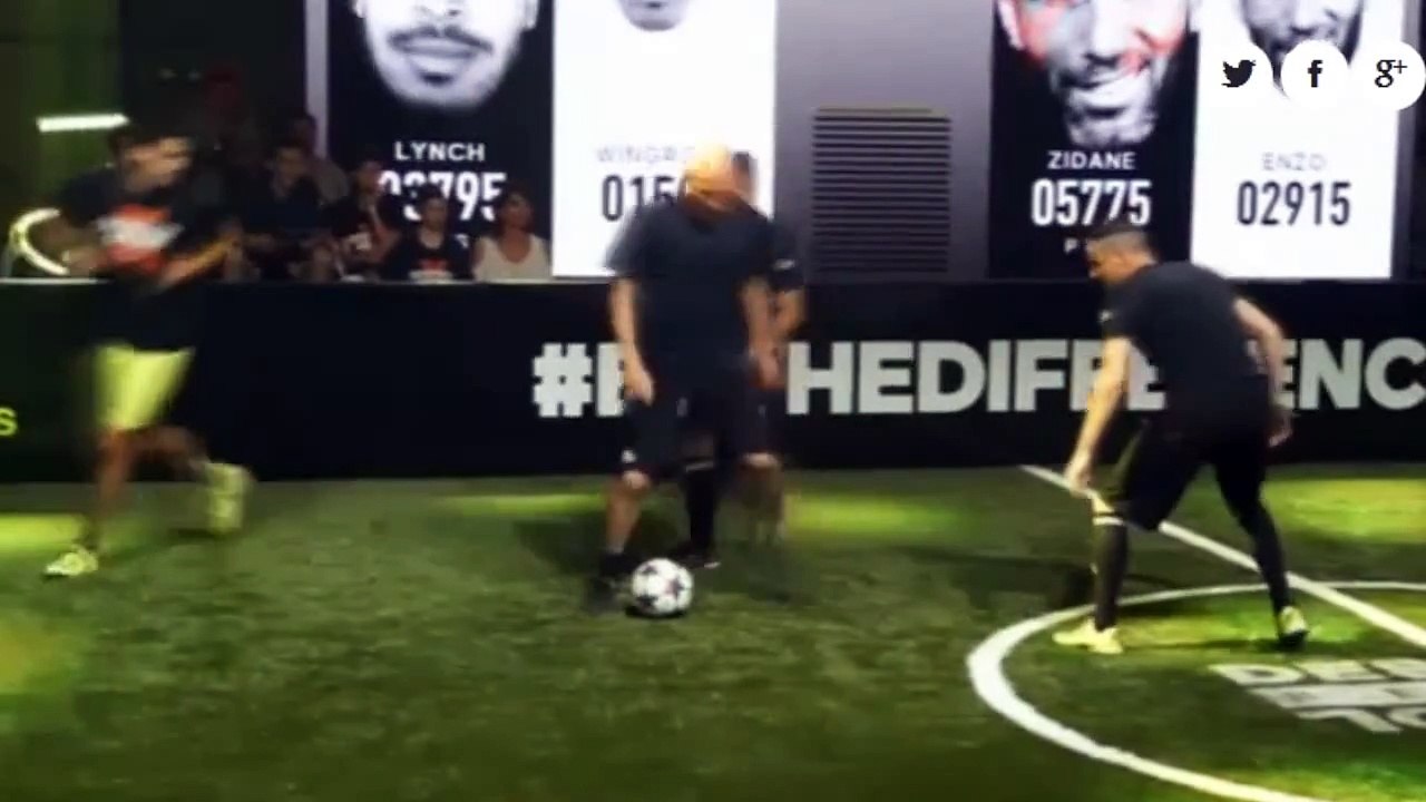Zidane and Enzo Zidane freestyle game In Berlin 2015