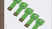 Litop? 5PCS 16GB Metal Key Shape USB Flash Drive USB 2.0 Memory Disk With 5 Protective Cases