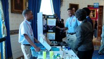 Raw Video: At The White House Science Fair with Kal Penn & Valerie Jarrett