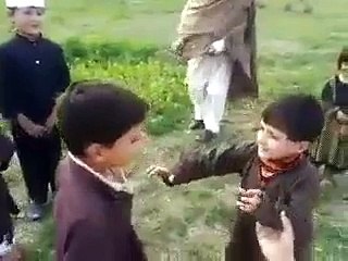 Fight between pathan children