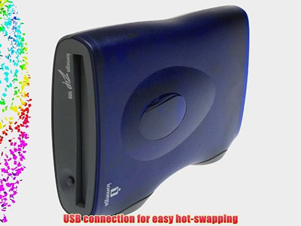 Iomega 31197 Zip 100 Portable USB Drive (PC/Mac)