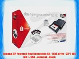 Iomega ZIP Powered New Generation Kit - Disk drive - ZIP ( 100 MB ) - USB - external - black