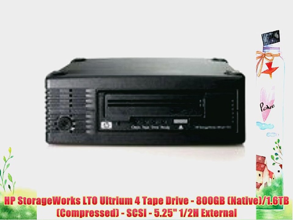 HP StorageWorks LTO Ultrium 4 Tape Drive - 800GB (Native)/1.6TB (Compressed) - SCSI - 5.25
