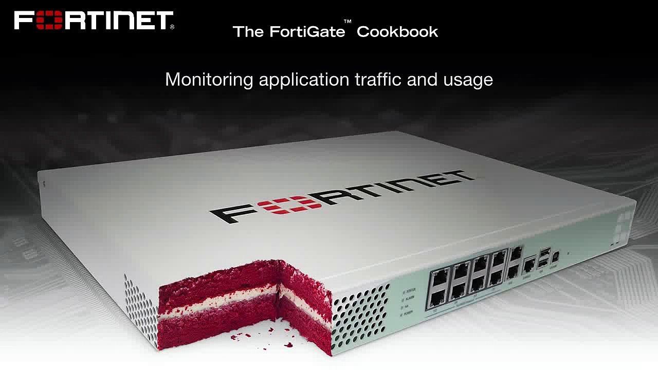 FortiGate Monitoring Application Usage on your Network